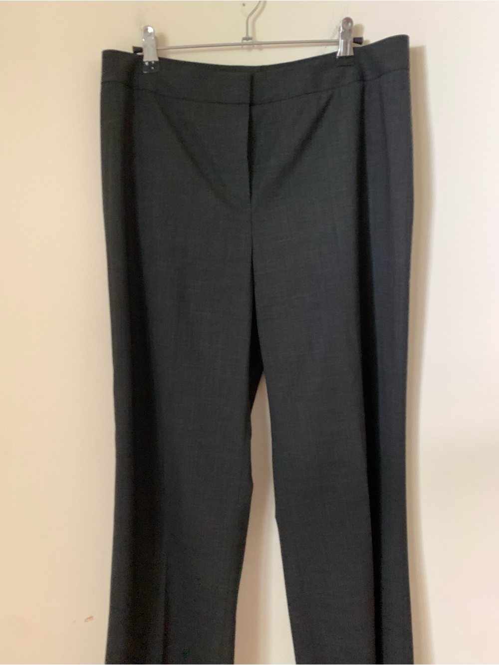 Lafayette 148 New York Dark Gray Wool Blend Pants Excellent Condition